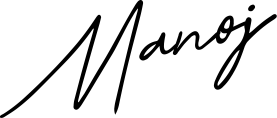 manoj signature